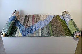 A River Runs Through It, tapestry by Sarah Boink