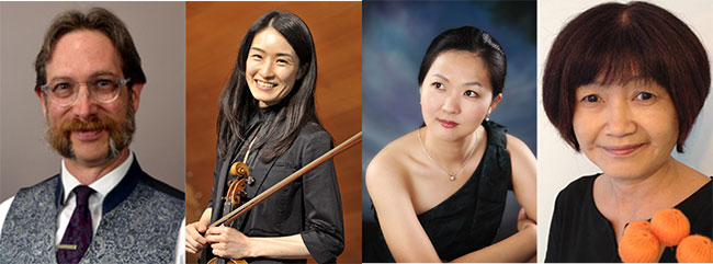 Headshots of the October 7 Chamber Music Series performers.