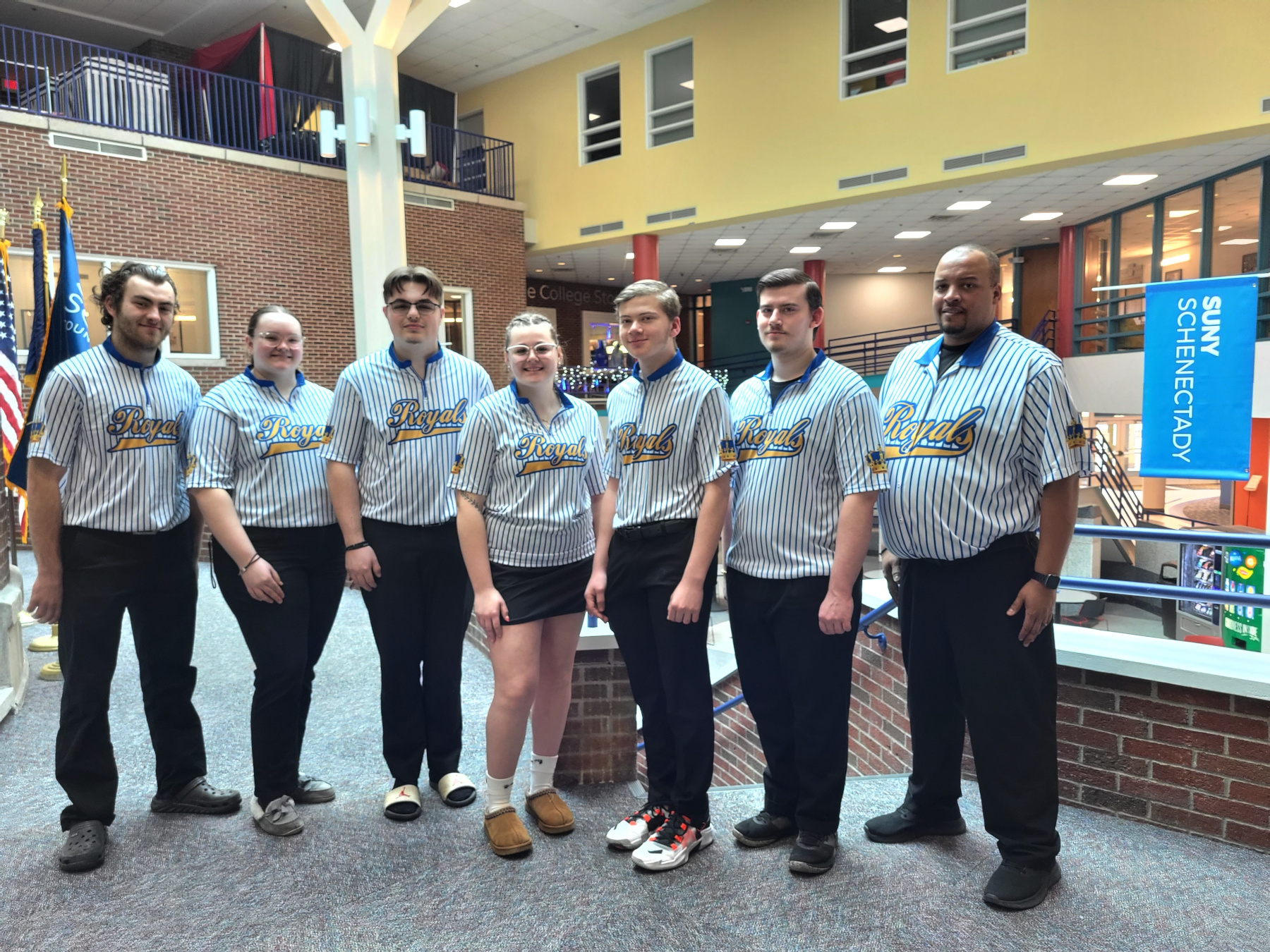 Bowling Team Group Photo, Elston Hall